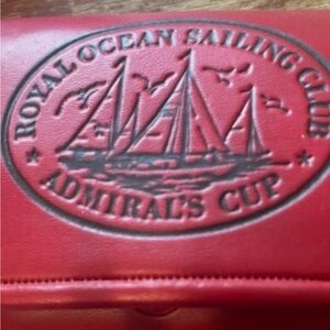 Red Sailing Club Leather Wallet